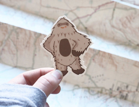 Confident Bigfoot Sticker