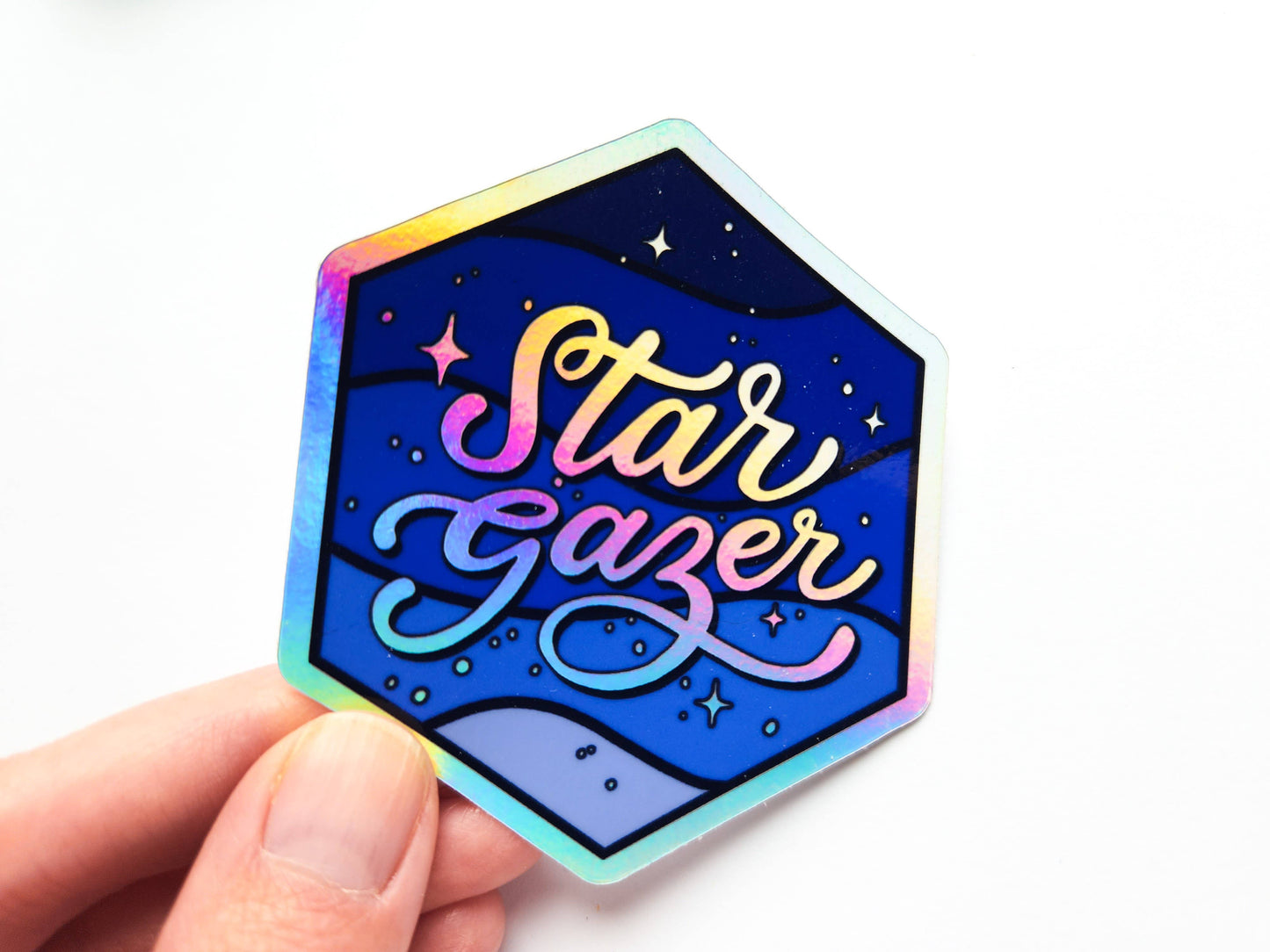 Vinyl Sticker - Star Gazer Astronomy Decal