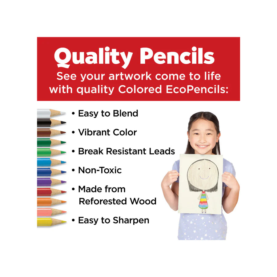 World Colors 15 count EcoPencils