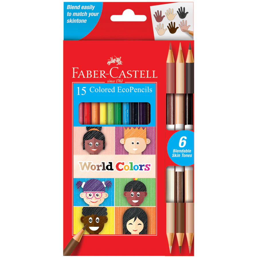 World Colors 15 count EcoPencils