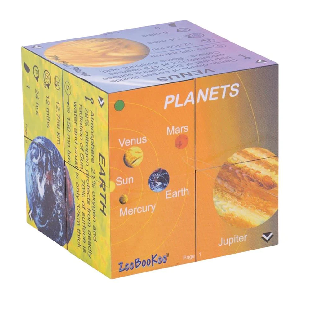Planets & Solar System Stats Cubebook