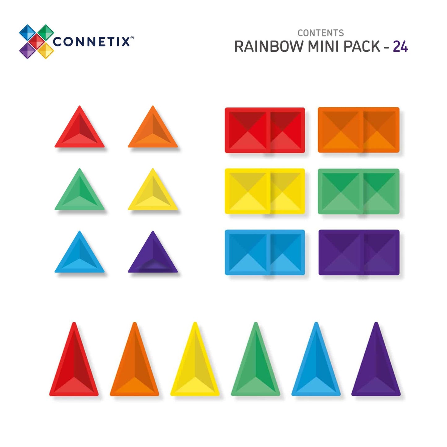 Connetix Rainbow Mini Pack