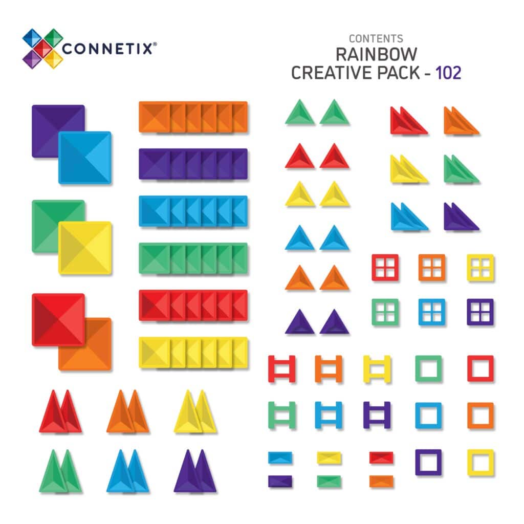 Connetix Rainbow Creative Pack