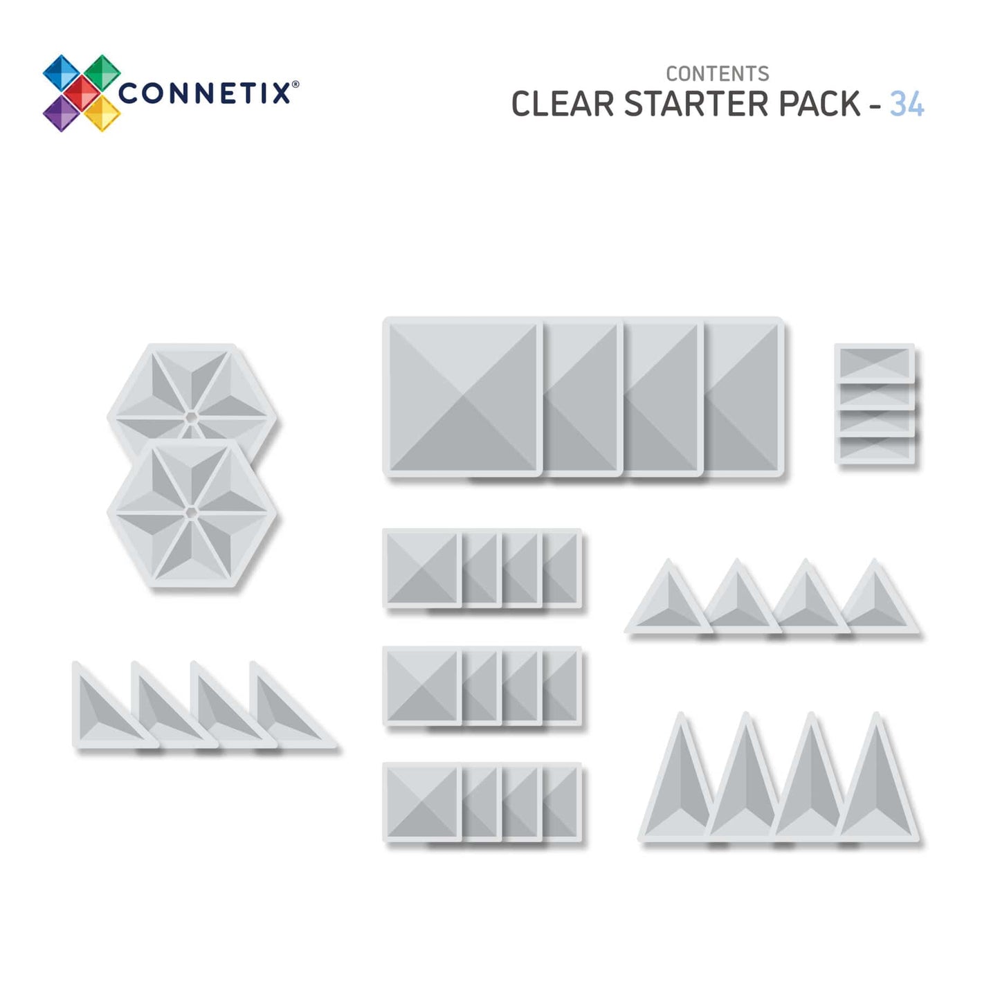 Connetix Clear Starter Pack