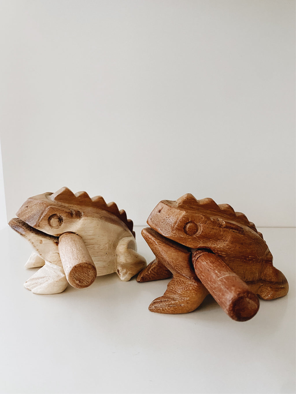 Wooden Musical Croaking Frog - 2inch