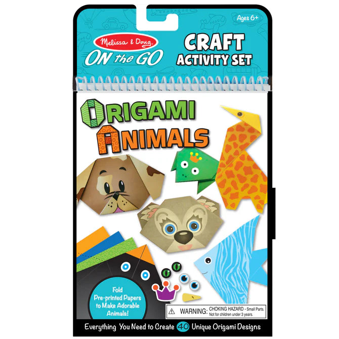 On-the-Go Crafts - Origami Activity Set - Animals