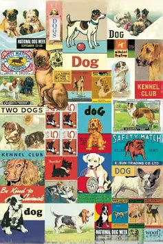 Cavallini Papers & co. Inc Posters (Vintage Dogs)