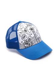 Superhero Colour-in Ball Cap