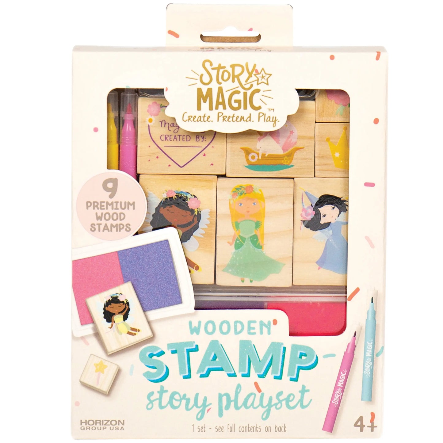 Mini Wooden Stamp Set