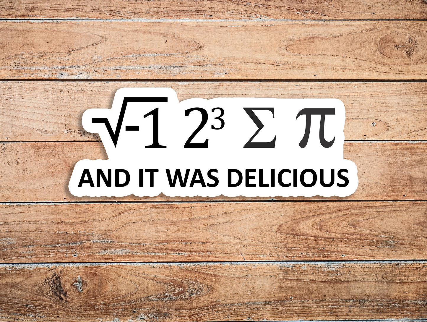 Math Equation Sticker | Pi Math Waterproof Sticker