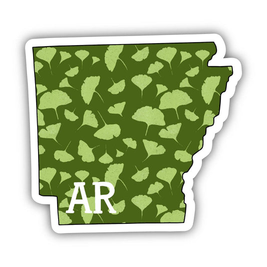 Arkansas Green Nature Sticker