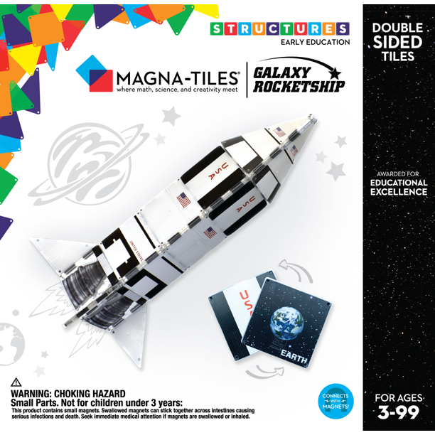 Magna Tile Structures - Galaxy Rocket