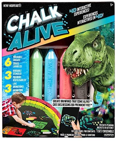 Chalk Alive: Dino / Rocket / Racecar