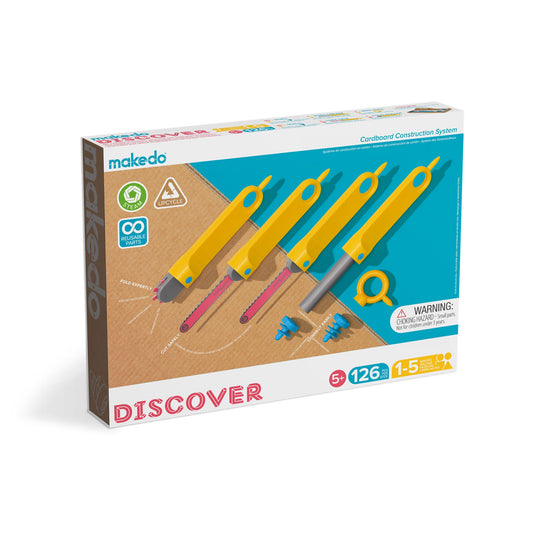 Cardboard Construction Tools Discover Set