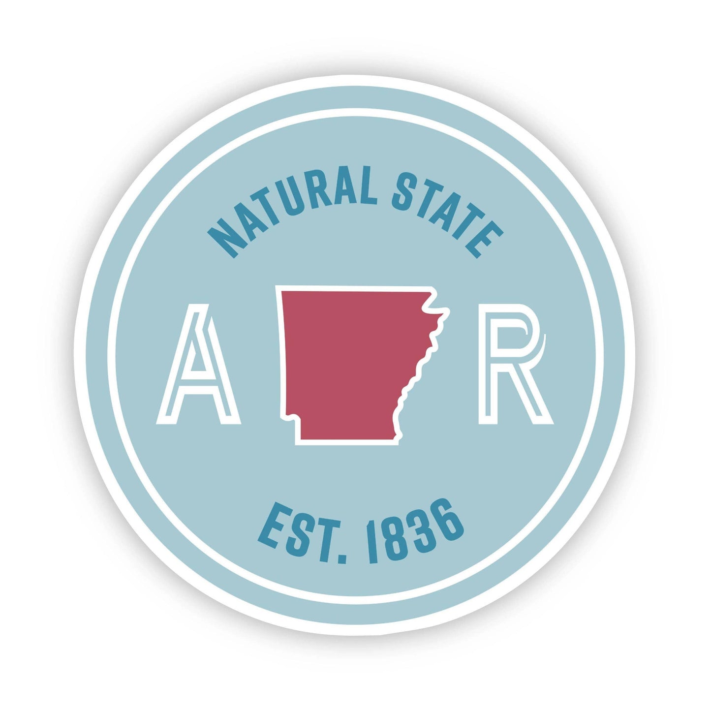 Natural State Arkansas Sticker