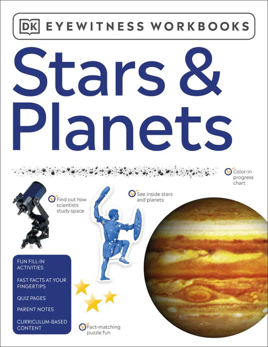 Eyewitness Workbooks: Stars and Planets