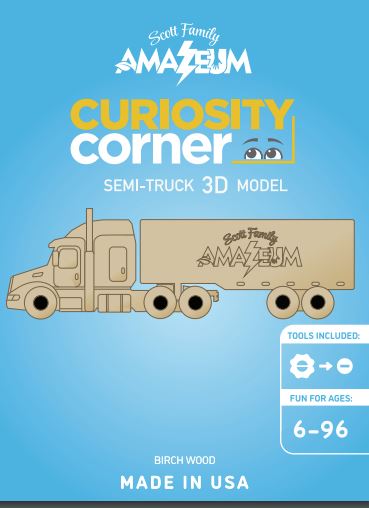 Amazeum 3-D Semi Truck Puzzle