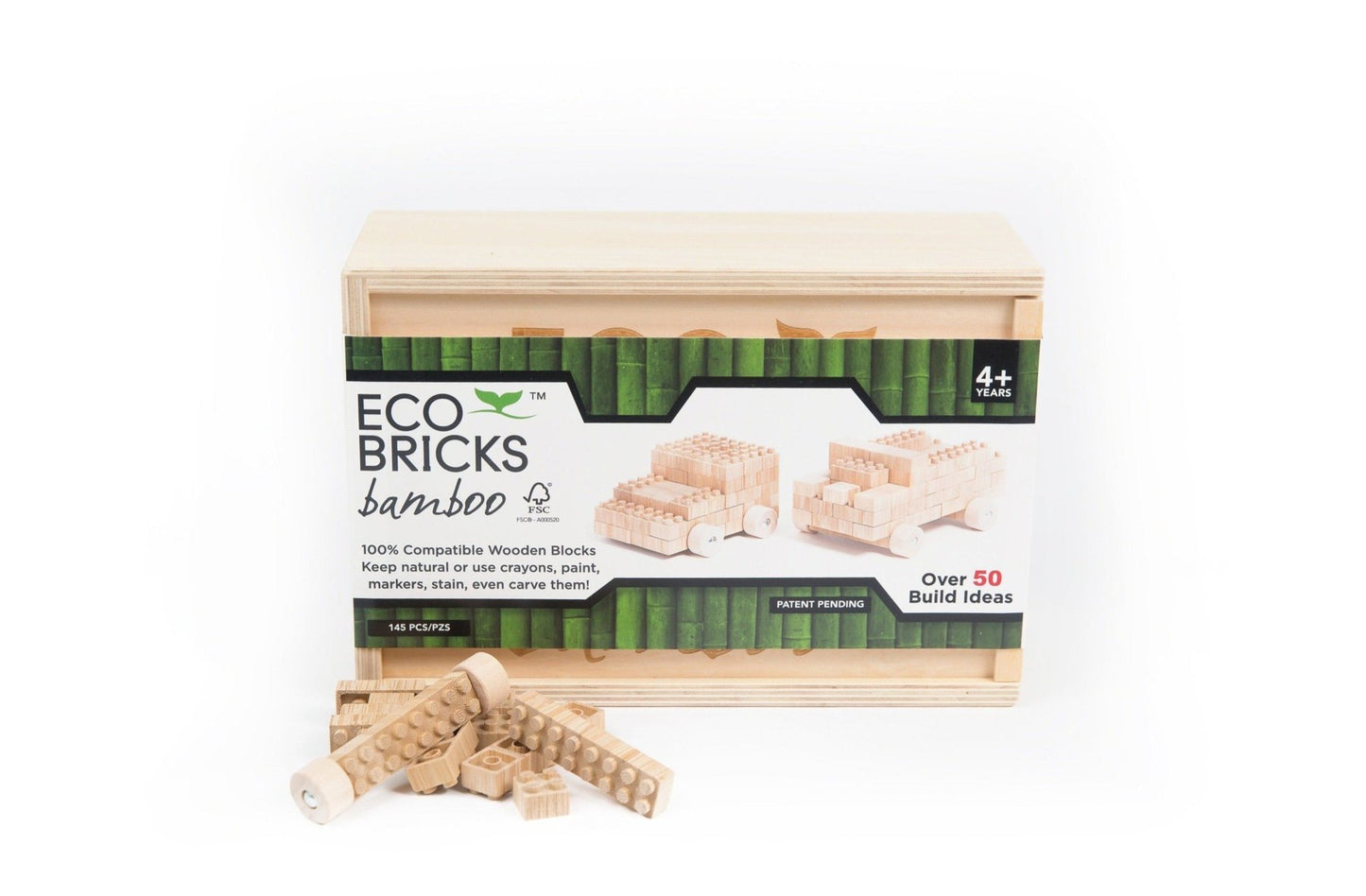 Bamboo Eco-Bricks 145 Pieces
