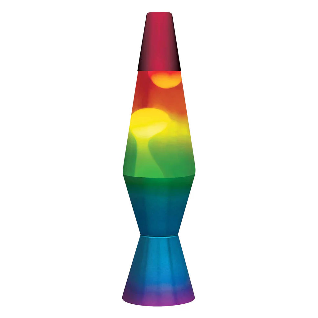Rainbow Lava Lamp 11.5”