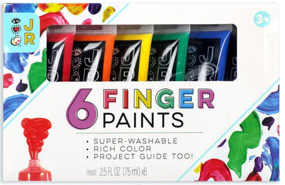 JR 6 Washable Finger paints