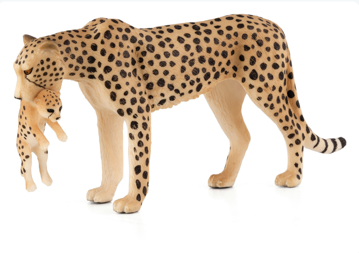 Mojo Cheetah Female with Cub