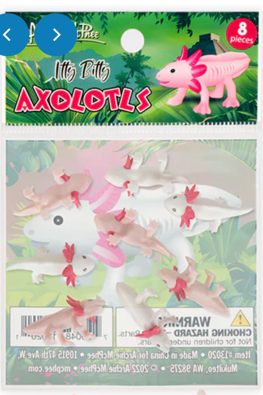 Itty Bitty Happy Axolotls