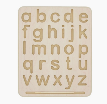 Wooden Tracing Board - Lowercase