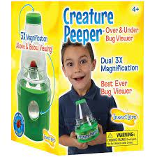 Creature Peeper Over & Under Bug Viewer with 3X Magnification!