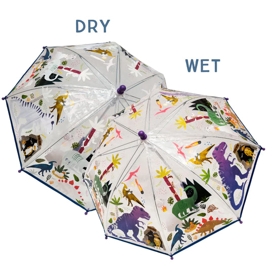 Dino Transparent Color Changing Umbrella
