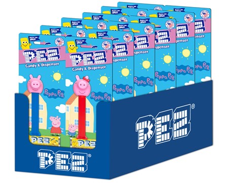 Pez Blister Dispenser & Candy: Peppa Pig